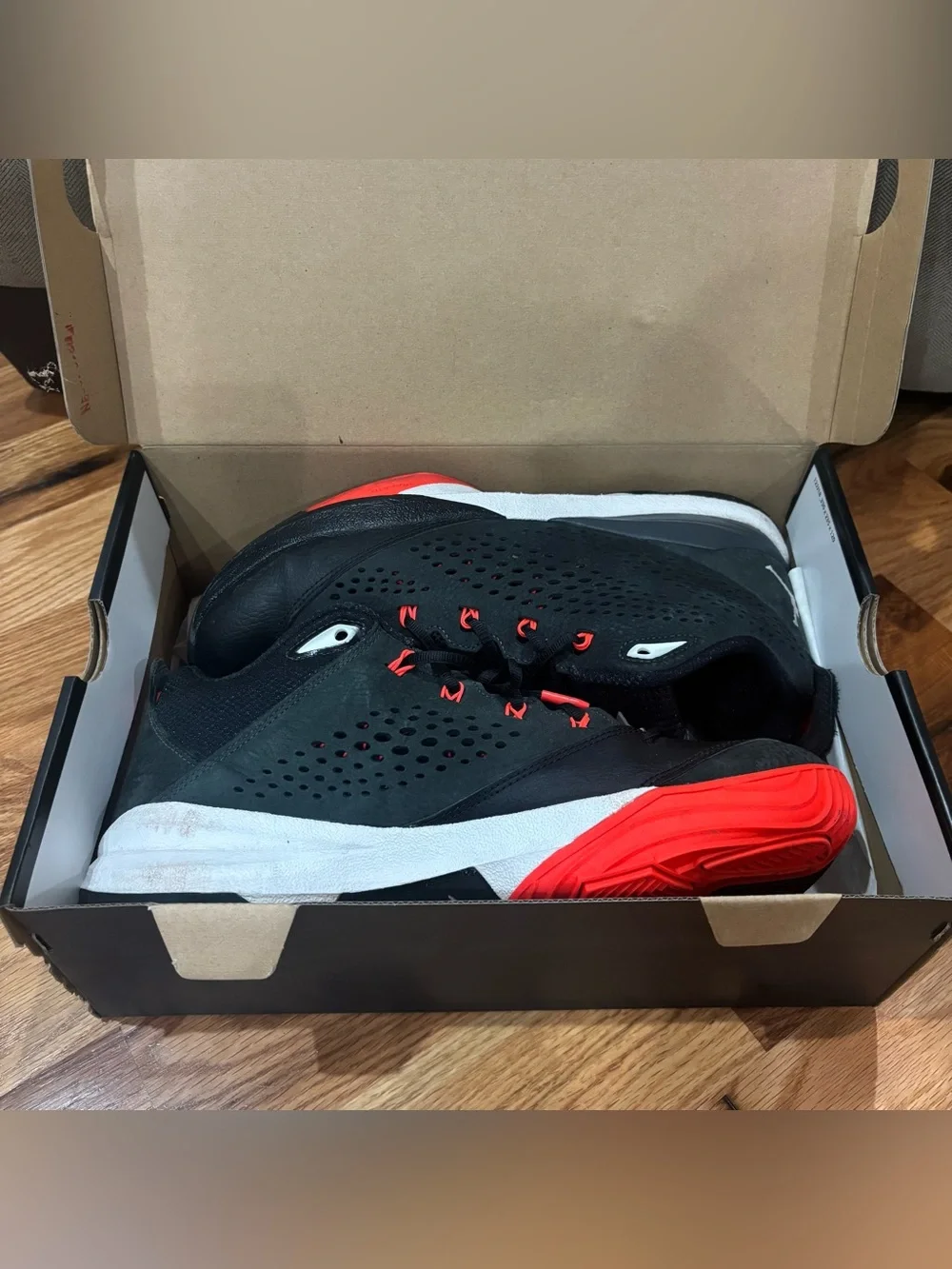 Nike Jordan CP3.VII Men 12 - Black Infrared' 616805-005 Sneaker Shoes